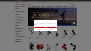 Latest astroshop.eu screenshot