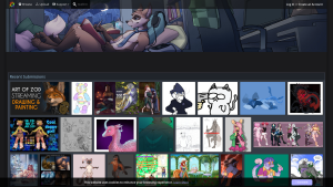 Latest furaffinity.net screenshot